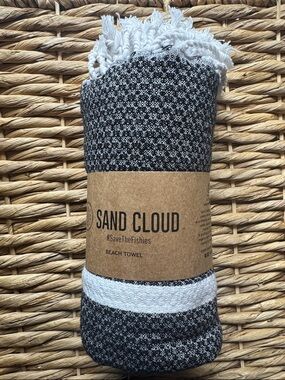 Sand Cloud Black & White Beach Towel